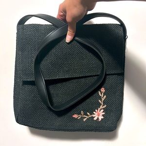 Crossbody Bag Embroidered Floral